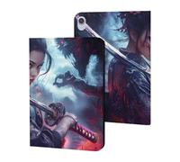 Samurai Woman Slim Tablet Cases Compatible with iPad Series Without Pencil Holder Protective Cover Compatible with ipad Mini6 (8.3in)
