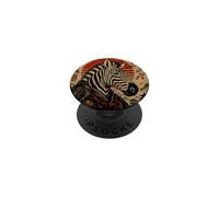 Samurai Zebra Wild Soul Safari Animal PopSockets Adhesive PopGrip