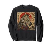 Samurai Zebra Wild Soul Safari Animal Sweatshirt