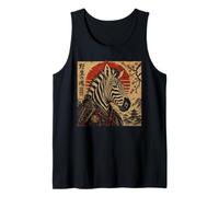 Samurai Zebra Wild Soul Safari Animal Tank Top