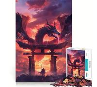 Samurais Last Stand Jigsaw Puzzle 1000 Piece for Teenagers Brain Workout Toy Serene Time Art Assembly Seasonal Gift (38x26cm)
