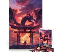 Samurais Last Stand Jigsaw Puzzle 1000 Piece for Teenagers Brain Workout Toy Serene Time Art Assembly Seasonal Gift (38x26cm)