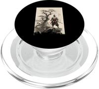 Samurai's Triumph Over the Great Dragon - Bushido Spirit PopSockets PopGrip for MagSafe