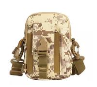 Samview Outdoor Sports Airsoft Gear Molle Assault Combat Hiking Bag Accessory Camouflage Pack Tactical Kit Phone Pouch - DD, Medium