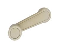 SAMWDK Car Window Regulator 1Pc Universal Automobile Accessories Car Window Connect Winder Handle Black/Grey/Beige Glass Shaker Handle Replacement(Beige)