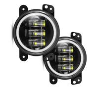 SAMWDK Fog Lights For Chrysler 300 2005 For PT 2006 2007 2008 2009 2010 Front Bumper LED Fog Light Assembly White/Amber Turn Signal DRL FogLamp