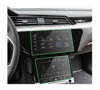 SAMWDK For E-tron 2018-2021 Car GPS Navigation Film LCD Screen Tempered Glass Protective Anti-scratch Accessories Refit Auto Navigation Screen Protector