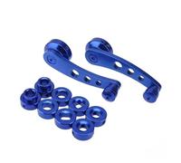 SAMWDK Glass Lifter 1Set Universal Car Manual Window Handle Winder Riser Replacement Handles Aluminum Alloy Winder Crank Riser Kit Window Handles Car Window Regulator(Blue)