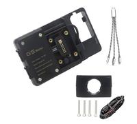SAMWDK GPS Navigation Mount Bracket FOR CYCLONE RT3 RT 3 Expansion Stand Multifunction Crossbar Motorcycle Phone GPS Mount Navigation Bracket USB Wireless Charging(USB 22mm Clip)