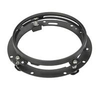 SAMWDK Motorcycle Front Headlight 7 Inch LED Motorcycle Headlight Amber Turn Signal 4.5 Inch Fog Light For Classic For Electra For Heritage For Softail H4 Headlamp(7inch bracket)