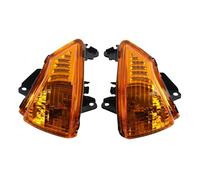 SAMWDK Motorcycle Front Headlight For ER6N ER6F ER6R 2009 2010 2011 Motorcycle Front Turn Indicator Signal Winker Black/Clear/Orange Lens(Orange)