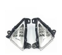 SAMWDK Motorcycle Front Headlight For For ZX6R For ZX10R Z750 Z1000 For NINJA 650R For ER6N For ER6F Motorcycle Accessories Light Blinker Front LED Turn Signal Indicator(Clear LED)