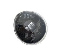 SAMWDK Motorcycle Front Headlight For V For Rod For VROD For VRSCA Headlight For VRSC Accessories Motorcycle LED HEADLIGHT Aluminum Black(Yellow black)