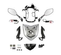 SAMWDK Motorcycle Front Headlight Motorcycle Headlight Assembly For FZ1N 2006 2007 2008 2009 2010 2011 2012 Turn Signal Lights Mirrors Headlights Brackets Fairing Kits