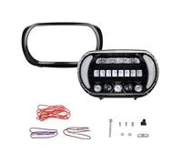 SAMWDK Motorcycle Front Headlight Motorcycle Lamp LED Headlight For Road For Glide 2004 2005 2006 2007 2008 2009 2010 2011 2012 2013 High Low Beam Turn Signal Light
