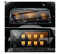 SAMWDK Tempered Glass For Golf 8 MK8 2020-2023 For GTI GPS Navigation Film LCD Screen Protective Car Accessories Auto Navigation Screen Protector(Dashboard 10 GPS)