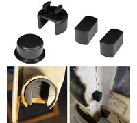 SamWinGear - 4 Piece Tailgate Hub Kit - Compatible with Ford F-Series & Dodge Ram - Black