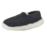SamWo, Sheep's Wool Slippers Unisex Soft Non-Slip Sole 100% Sheep's Wool Size 37-48 Black Size: 9.5/10 UK