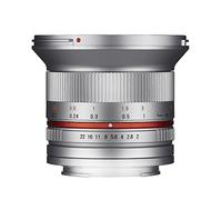 Samyang 1220509102 12 mm F2.0 Manual Focus Lens for Micro Four-Thirds - Silver