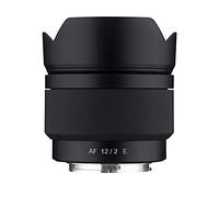 Samyang 12mm F2.0 AF Ultra Wide Angle Auto Focus Lens for Sony E Mount (SYIO12AF-E) Black