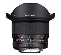 Samyang 12mm F2.8 Ultra Wide Fisheye Lens for Canon EOS EF DSLR Cameras - Full Frame Compatible