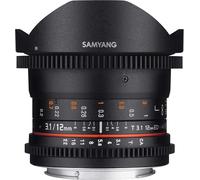 Samyang 12mm T3.1 VDSLR Cine Fisheye Lens - Nikon F Mount