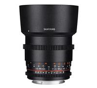 SAMYANG 13085T1.5F 85 mm T1.5 VDSLR AS IF UMC II Lens for Fuji X Connection Black