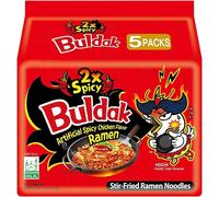 SAMYANG 2X Spicy Ramen Noodles (40-Pack) | Authentic Korean Flavor | Double The Heat | Quick & Easy Prep