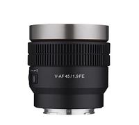 Samyang 45mm T1.9 Full Frame Cine Auto Focus Lens for Sony E - Compact, Lightweight, 8K Video Lens, Unified Color Tone, Tally Lamps, Custom Functions for Videography Creators