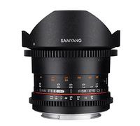 Samyang 8 mm T3.8 VDSLR II Manual Focus Video Lens for Nikon DSLR Camera