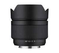 Samyang AF 12mm f/2.0 Auto Focus APS-C Compact Ultra Wide Angle Lens for Fujifilm X (SYIO12AF-FX),Black
