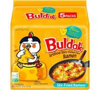 Samyang Buldak Hot Chicken Flavour Ramen Cheese Multipack 140g x 5 Packs | Authentic Korean Instant Noodles | Spicy Cheese Ramen | Fire Noodles | Imported Korean Food