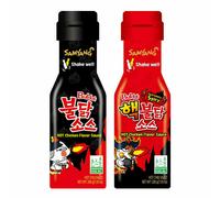Samyang Buldak Hot Chicken Flavour Sauce 200g x 2 Bottles (Red & Black) HALAL