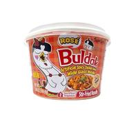 Samyang Buldak K Rose, Wide Flat Glass Noodles, Big Bowl Cup, Korean Fire Challenge Microwaveable 삼양 로제 불닭 납작당면 (5.98oz)