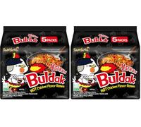 Samyang Buldak Original Hot Chicken Spicy Korean Instant Noodles, 5 x 140g (Pack of 2)