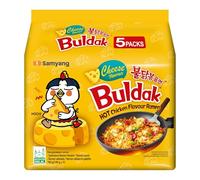 Samyang Hot Chicken Buldak Ramen Noodle Cheese Flavor (Pack of 5)