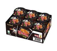 Samyang Buldak Spicy Hot Chicken Stir-Fried Cup Noodles (Pack of 6)