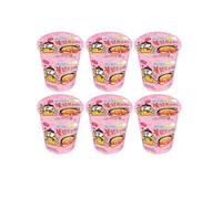 Samyang Carbo Spicy Chicken Fried Cup Noodles 80g × 6 Korean Food Korean Ramen
