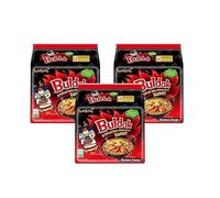 Samyang Chicken Ramen Noodles (140 x 5) Gram - Instant Korean Style Spicy Flavour - Quick & Delicious Instant Chewy Noodles (Pack of 3, Samyang Stew Type Noodles)