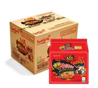 Samyang Double 2X Spicy Hot Chicken Ramen Noodles 140g (Pack of 40) HALAL
