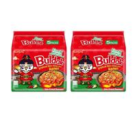 Samyang Hot Chicken Buldak Noodles Kimchi Flavour Ramen 135g (Pack of 10)
