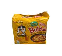 Samyang Hot Chicken Buldak Ramen Noodle Cheese Flavor (Pack of 5)