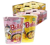 Samyang Hot Chicken Flavour Buldak Cup HALAL (12 Cups Assorted - Carbonara & Cheese)