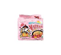 Samyang Hot Chicken Flavour Buldak Noodles - Carbonara 130g (Pack of 5)