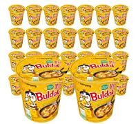 Samyang Hot Chicken Ramen Cheese Instant Noodle Cups 30x70g, Korean Buldak Style Spicy Cheese Cup Noodles, Just Add Hot Water