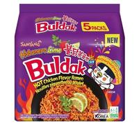 SAMYANG HOT CHICKEN RAMEN NOODLES (HABANERO LIME FLAVOUR) - 5 X 135G PACKETS