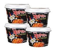 Samyang Hot Chicken Topokki Tteokbokki Rice Cake Bowl (Pack of 4)
