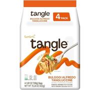 Samyang Tangle Bulgogi Alfredo Tangluccine - 4 Pack | Korean-Inspired Instant Noodles with Creamy Bulgogi Alfredo Sauce | Quick & Easy Fusion Pasta, 108g Each