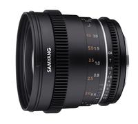 Samyang 23017 MF 50 mm T1.5 VDSLR MK2 Fuji X - Bright T1.5 Normal Cine and Video Lens for Fuji X Mount, 50 mm Fixed Focal Length, Follow Focus Sprockets Full Format and APS-C, 8K Resolution
