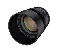 Samyang VDSLR 85mm T1.5 MK2. Component for: MILC Lens structure (elements/groups): 9/7 Lens type: Cinema lens. Camera brands compatibility: Canon. Product colour: Black Mounting type: Bayonet. Diamete